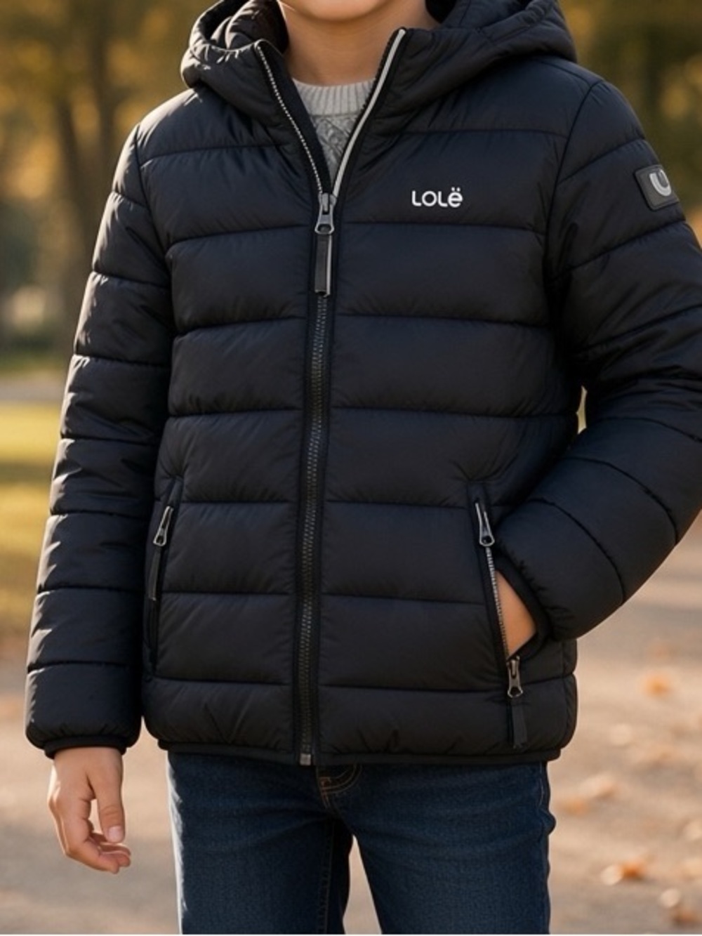 LOLE Primaloft Fall/Spring Black Puffer M 7-8